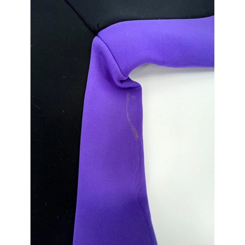 Team‎ Hobie Stearns Wetsuit Mens Medium Purple Black Logo Short Sleeve Running
